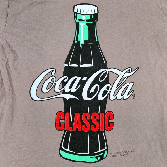 Vintage 90s Coca Cola Classic Andy Warhol Shirt - Picture 1 of 7